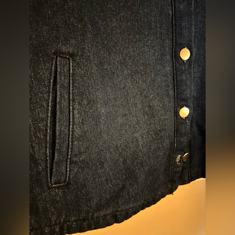 Dark Denim Lined Jacket - image 6